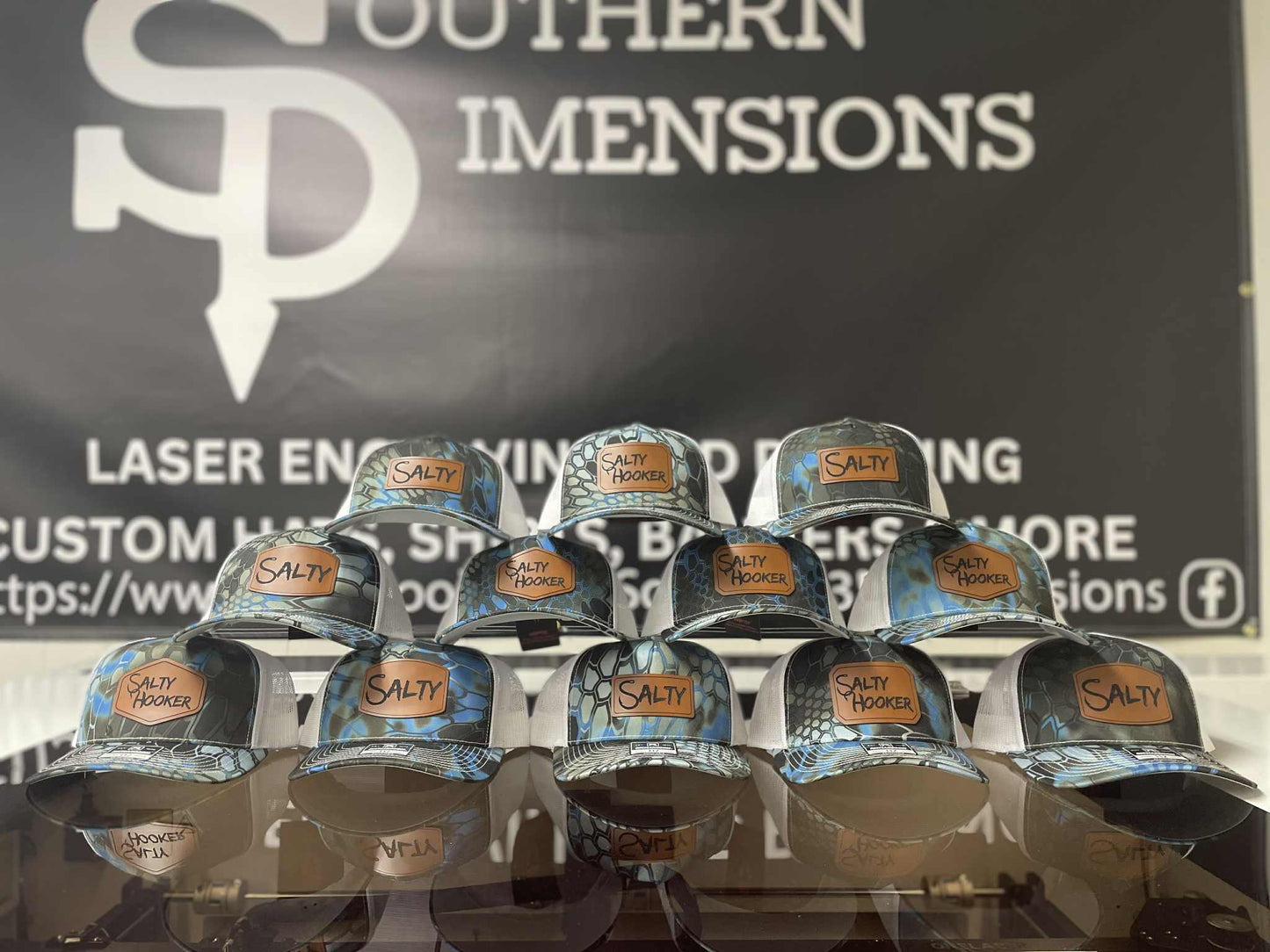 Uv/Engraved Hat Patches