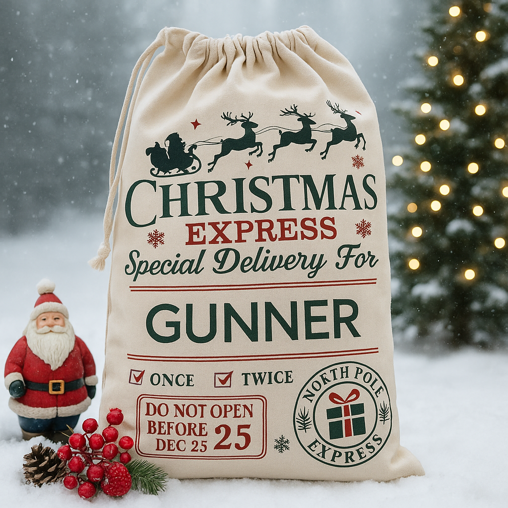 Personalized Christmas bags