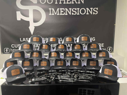 Uv/Engraved Hat Patches