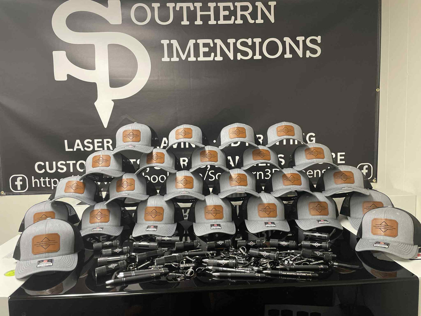 Uv/Engraved Hat Patches