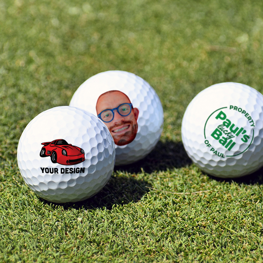 UV printed golf balls